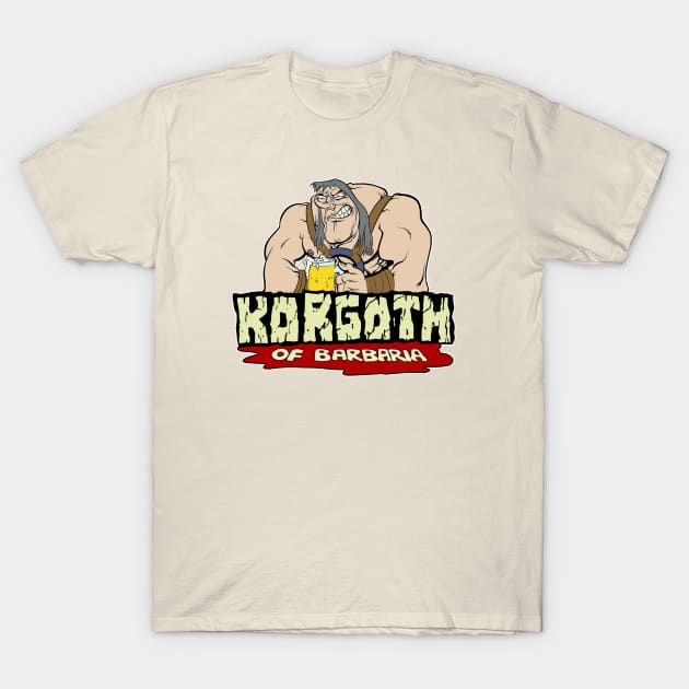 Korgoth (Alt Print) T-Shirt by Miskatonic Designs